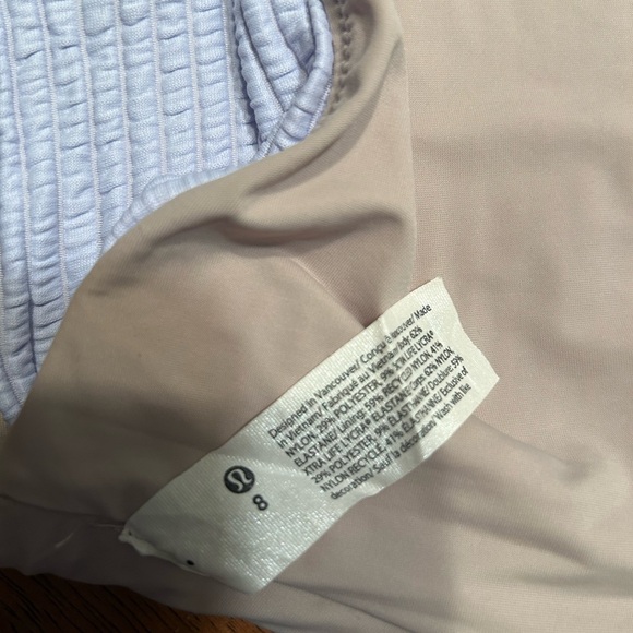 Lululemon smocked high wasted swim bottoms only (size 8) - Picture 7 of 8